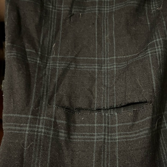 Disturbia- size UK16- blu/bk tartan overalls w/pockets, zip side. EUC. - Picture 7 of 9